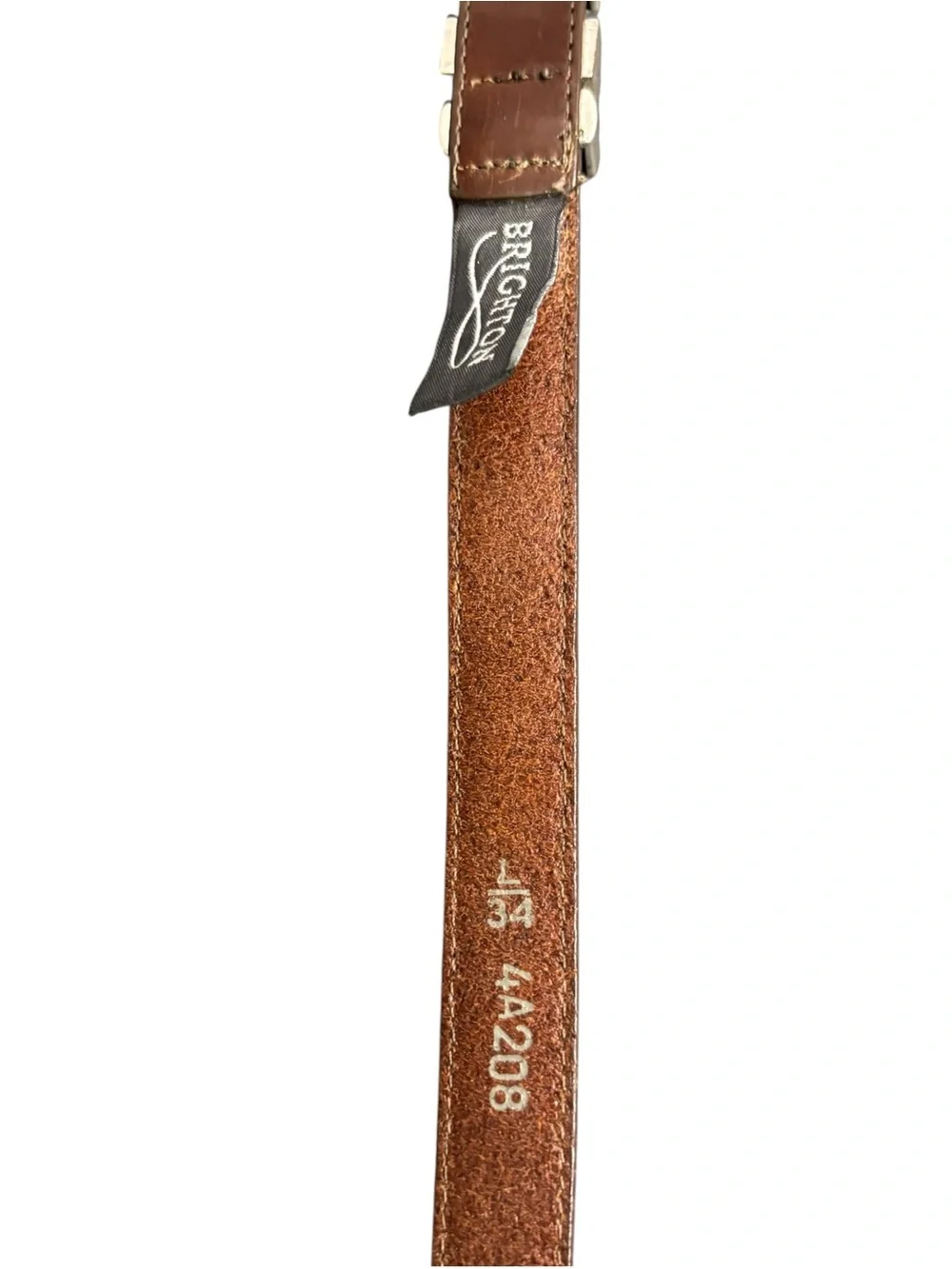 Brighton belts for women’s Brown Leather Size L(34).